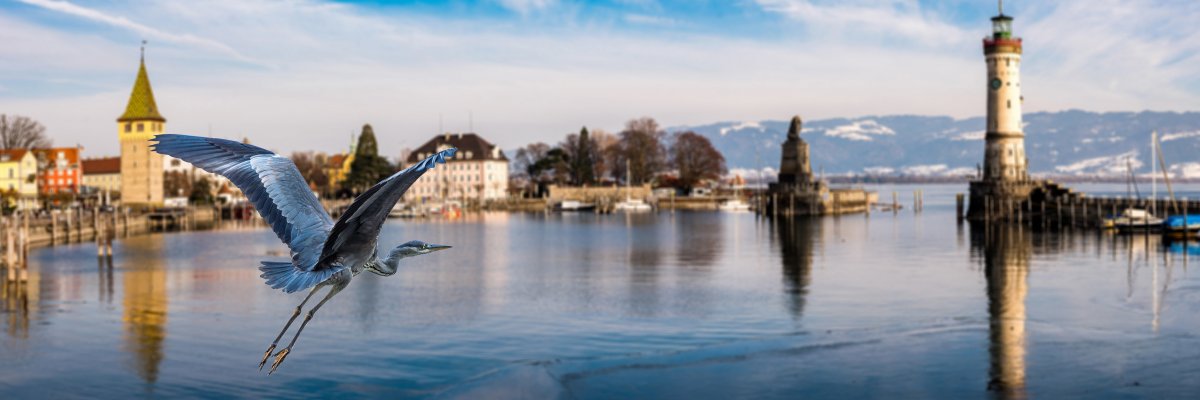 Hafen von Lindau am Bodensee