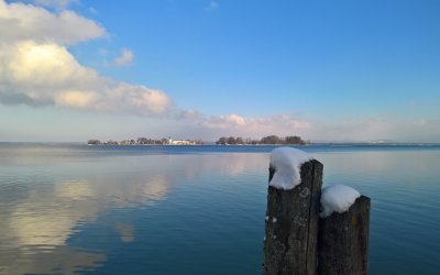 Fraueninsel im Winter © Chiemsee-Alpenland Tourismus